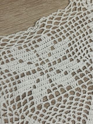 3 Centrini Cotone Uncinetto