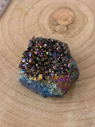 Drusa Ametista Aura Titanio