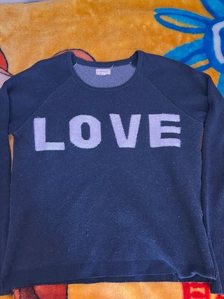 Jersey negro talla S- LOVE