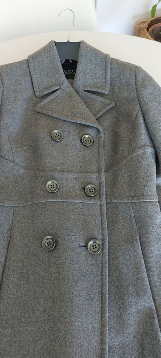 Abrigo gris talla 40 - nuevo