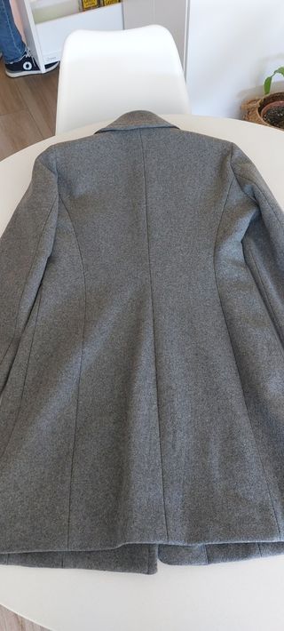 Abrigo gris talla 40 - nuevo