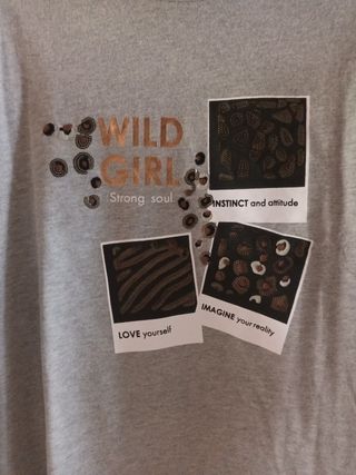 Camiseta Mayoral niña 18 años Gris