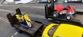 Remolque + Moto o Quad 1:32 Ideas slot scalextric