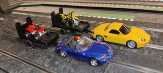 Remolque + Moto o Quad 1:32 Ideas slot scalextric