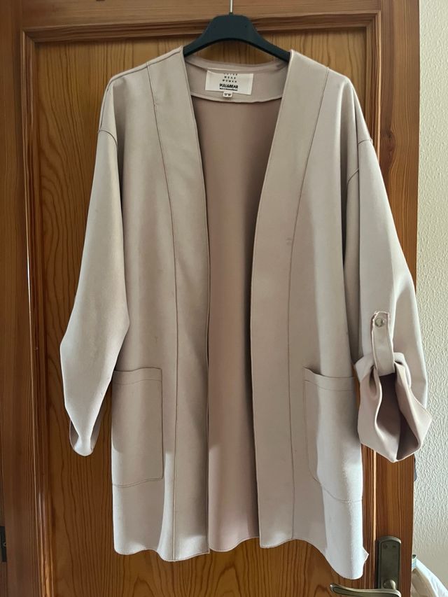 Chaqueta Pull&Bear beige - Talla 6