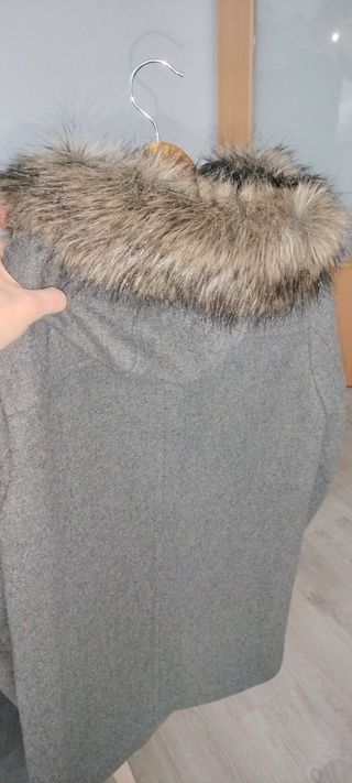 Abrigo paño gris talla S - marca SALSA