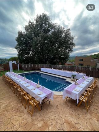 Alquiler mesas y sillas para evento