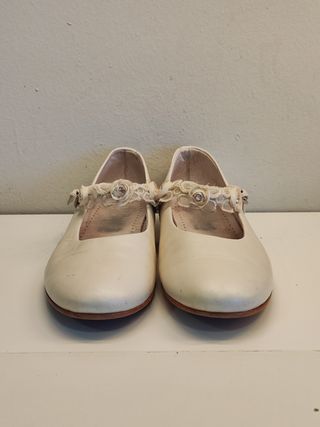 Bailarinas blancas comunión/boda