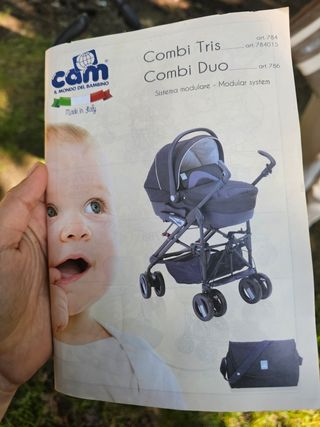 Cochecito bebé y silla CAM Trio Combi Tris