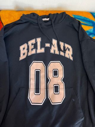 Sudadera Bel-Air negra talla m