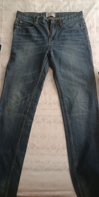 Pantalones vaqueros azul marino hombre t.40