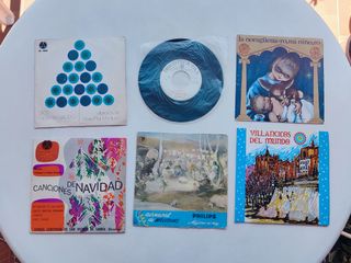Villancicos Discos Vinilo Singles EP Vintage
