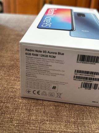 Xiaomi Redmi Note 9S 6GB/128GB Azul URGE VENTA