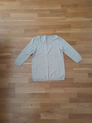 Jersey Stradivarius beige - Talla L