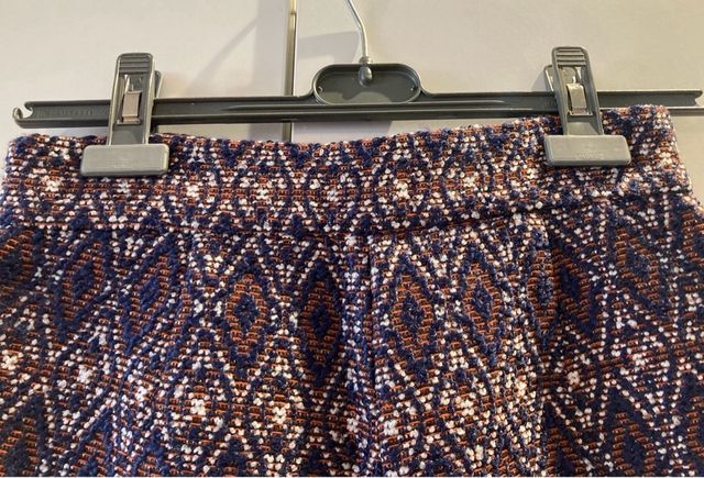 Shorts estampados geométricos