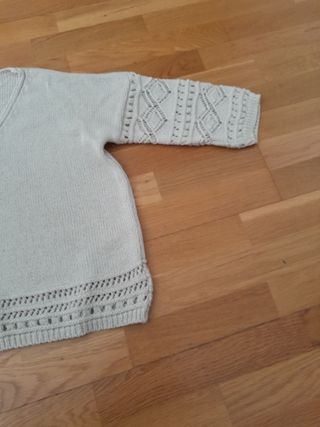 Jersey Pilar Prieto beige talla 5