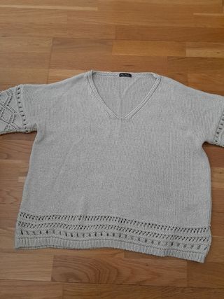Jersey Pilar Prieto beige talla 5