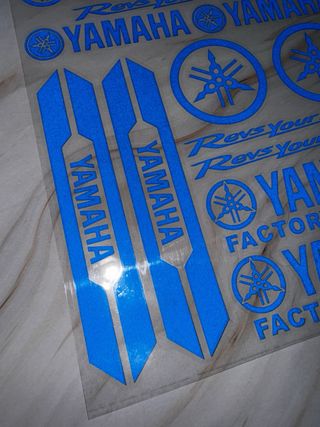KIT PEGATINAS VINILO MOTO YAMAHA YZF WRF MT07 DT 