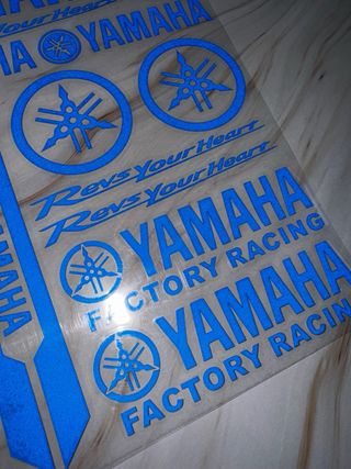 KIT PEGATINAS VINILO MOTO YAMAHA YZF WRF MT07 DT 