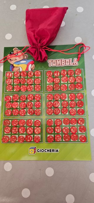 Tombola Gioco da Tavolo - 48 Cartelle