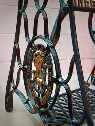 Soporte máquina "Singer" con tablero