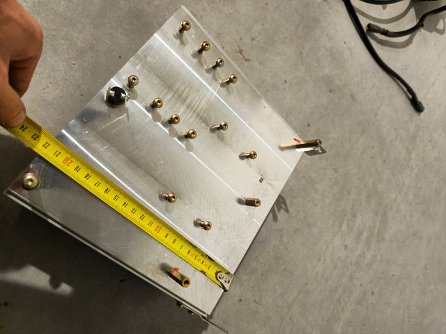 Dissipatore alluminio - per elettronica o hifi