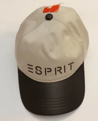 Berretto Esprit beige/nero tg.L ( cm. 60) nuovo