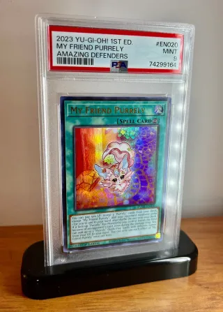 🎴 Carta Yu Gi Oh My Friend Purely 👉 PSA 9