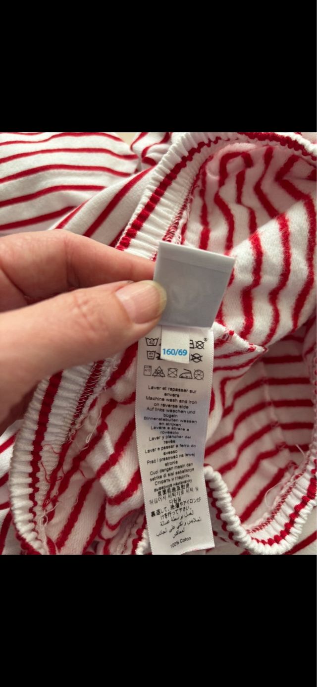 Pijama rayas rojas - T14 petit bateau