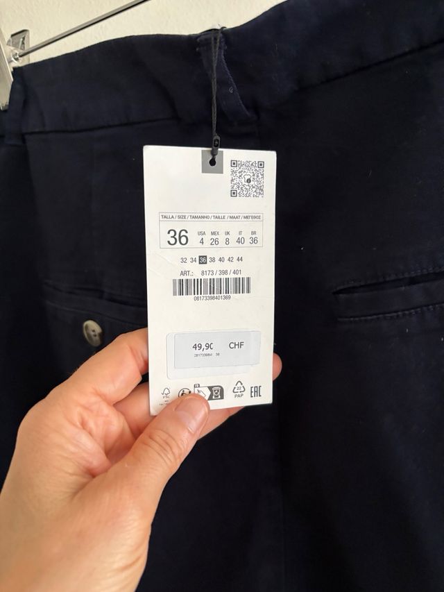 Pantalones chinos Zara mujer