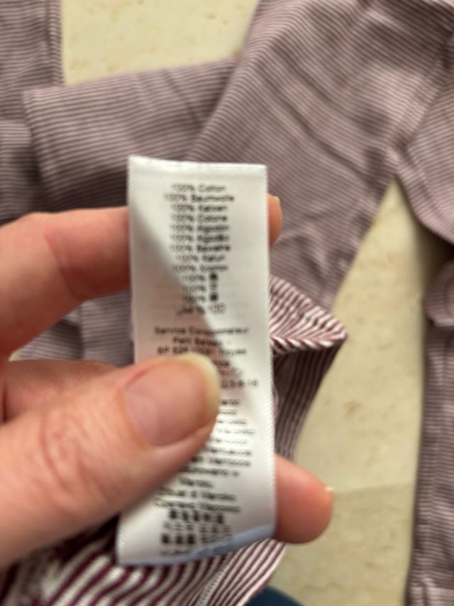 Pijama Petit Bateau rayas niña T14/16