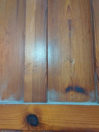 Puerta madera pino rojo canadiense