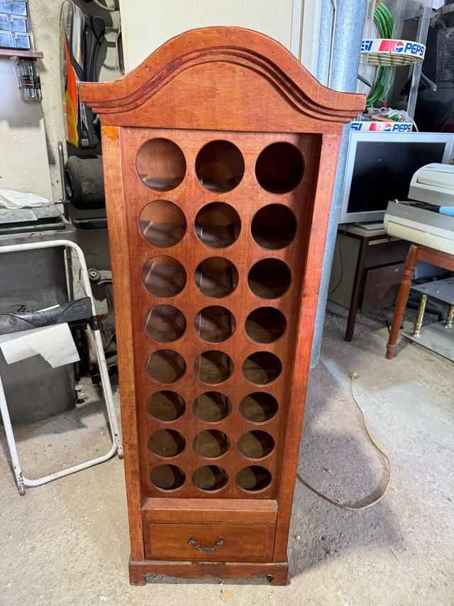 Botellero madera - 24 botellas rustico