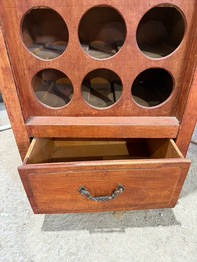 Botellero madera - 24 botellas rustico