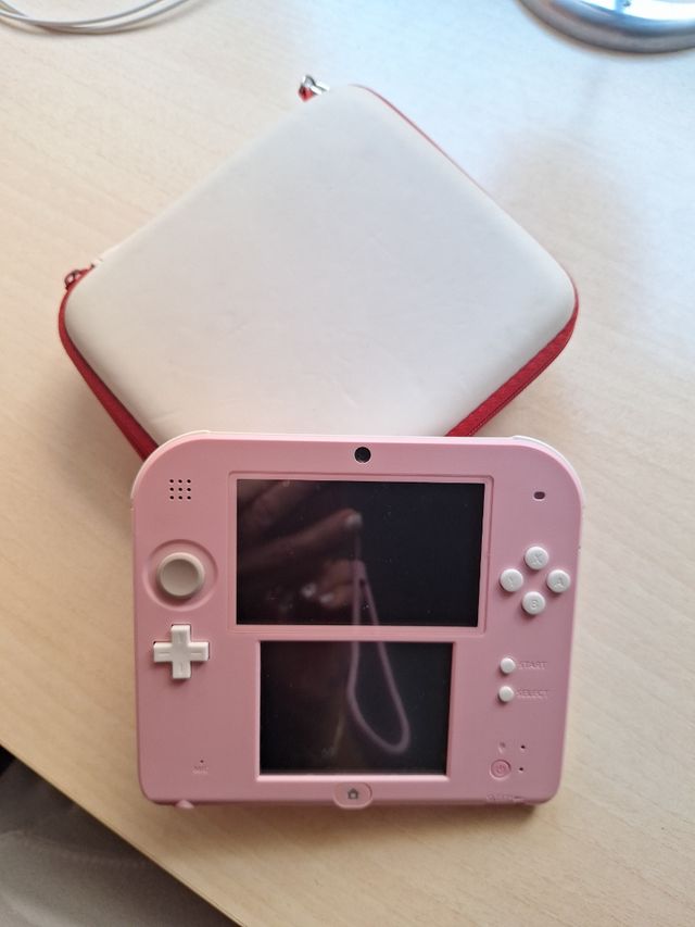 NINTENDO 2DS ROSA + 6 JUEGOS