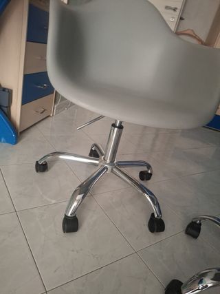 Sedie girevoli grigie - 2 pz