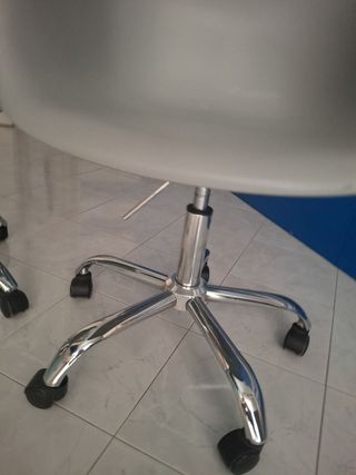 Sedie girevoli grigie - 2 pz