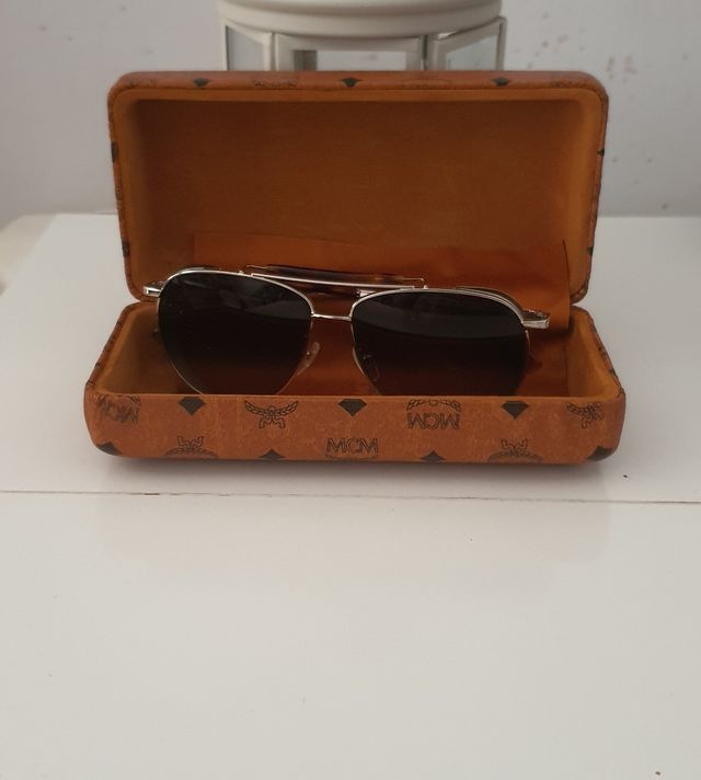 Gafas sol MCM marrón plata