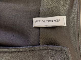 Giacca corta ecopelle nera