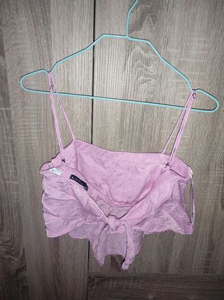 Top rosa Zara - Tirantes