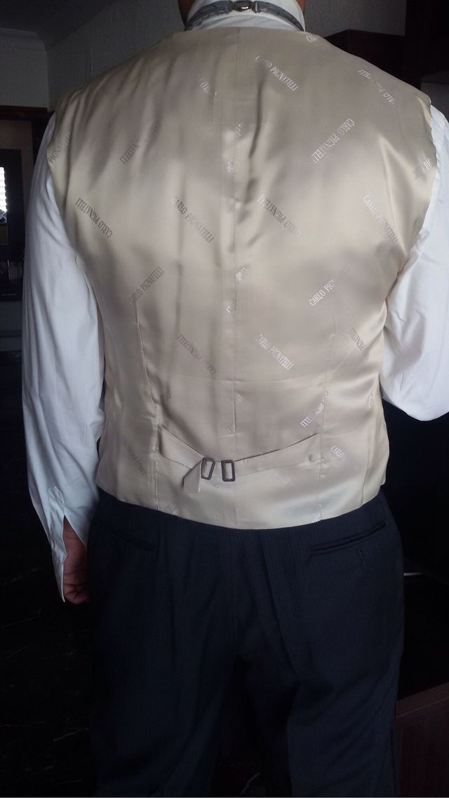 Traje Gris Novio - 3 piezas