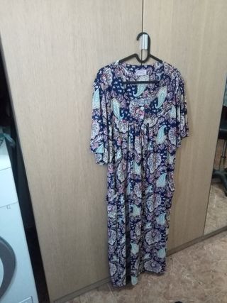 Bata larga estampada XXL