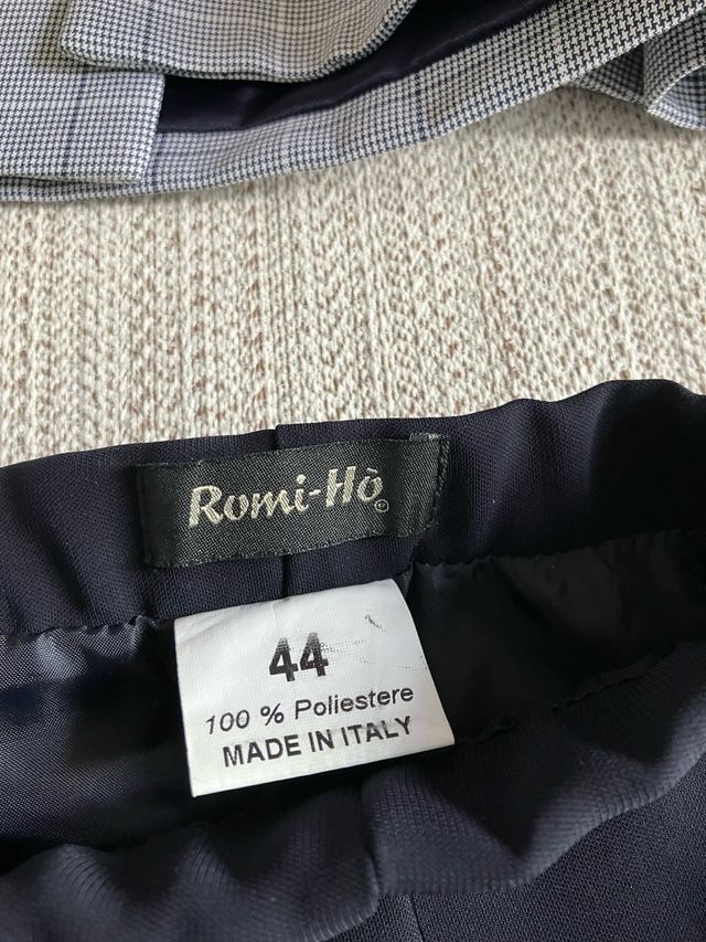 Blazer Grigio Blu Made in Italy