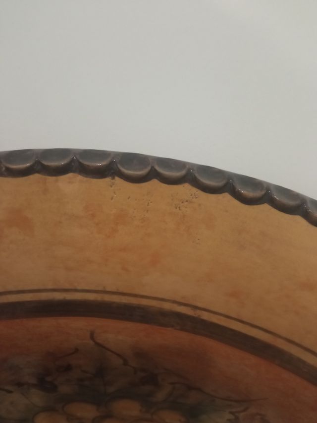 Piatto frutta ceramica vintage