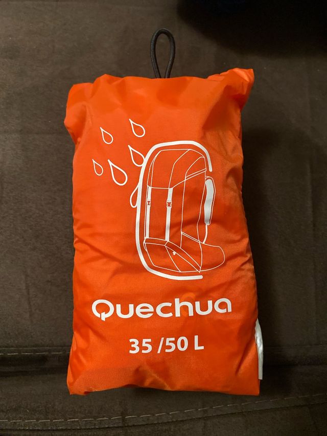 Copri zaino Quechua 35/50L arancione