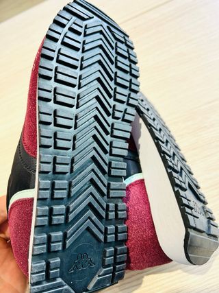 Zapatillas Kappa Mujer Rojas y Negras
