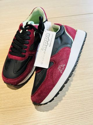 Zapatillas Kappa Mujer Rojas y Negras