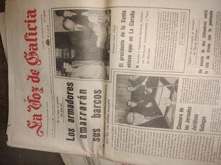 Periódicos antiguos La Voz de Galicia