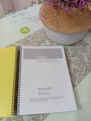 Libros manual SAP, (TS450 1 y 2 TS452 1 y 2, S4H00