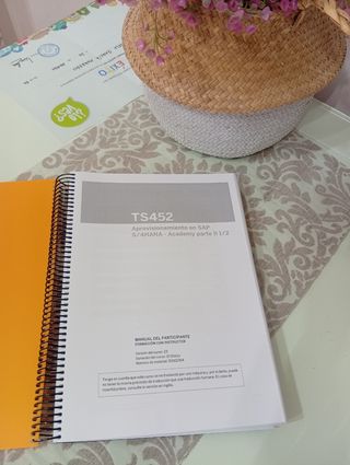 Libros manual SAP, (TS450 1 y 2 TS452 1 y 2, S4H00